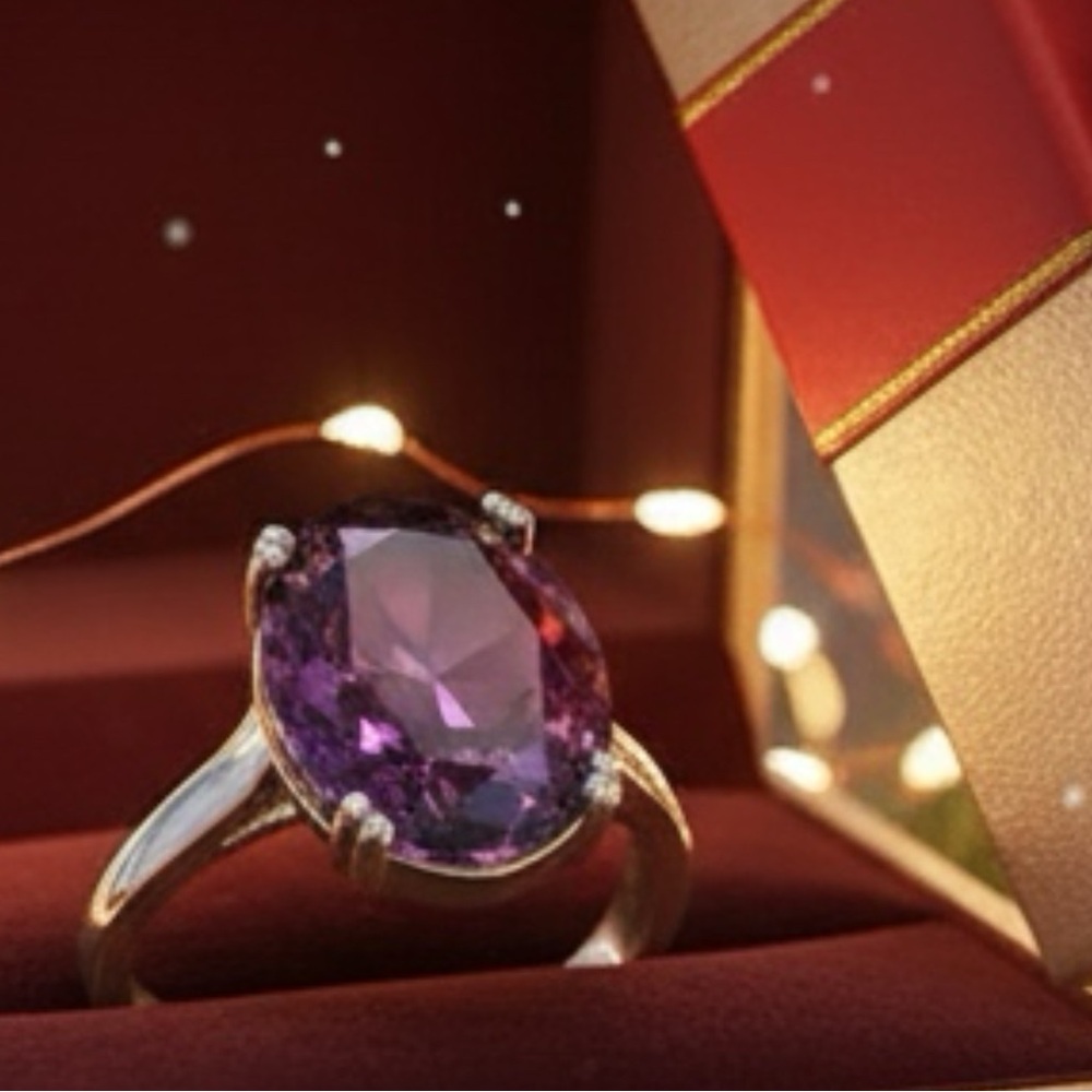 Amethyst.925 Silver Ring